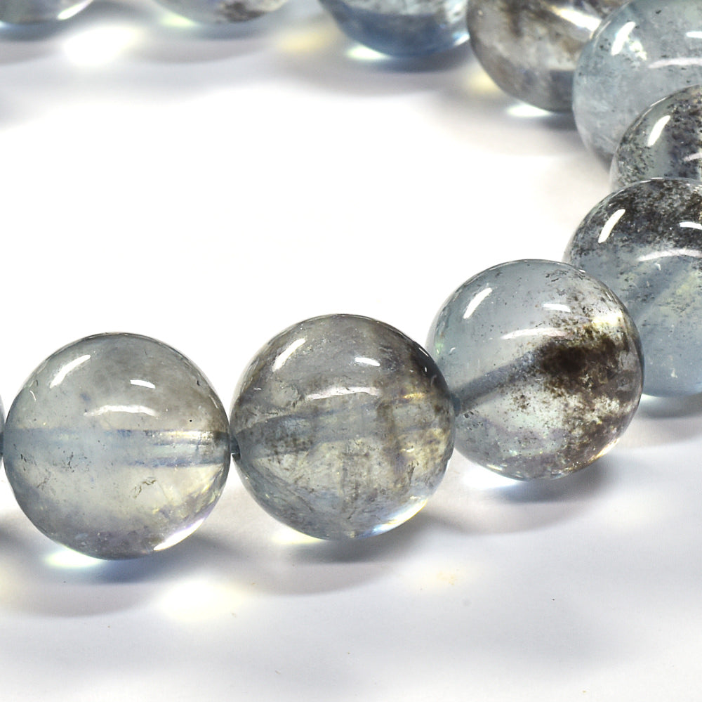 モスアクアマリン ブレスレット 12.5-13mm #SE257 - premium stone gallery