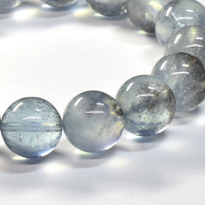 モスアクアマリン ブレスレット 12.5-13mm #SE257 - premium stone gallery