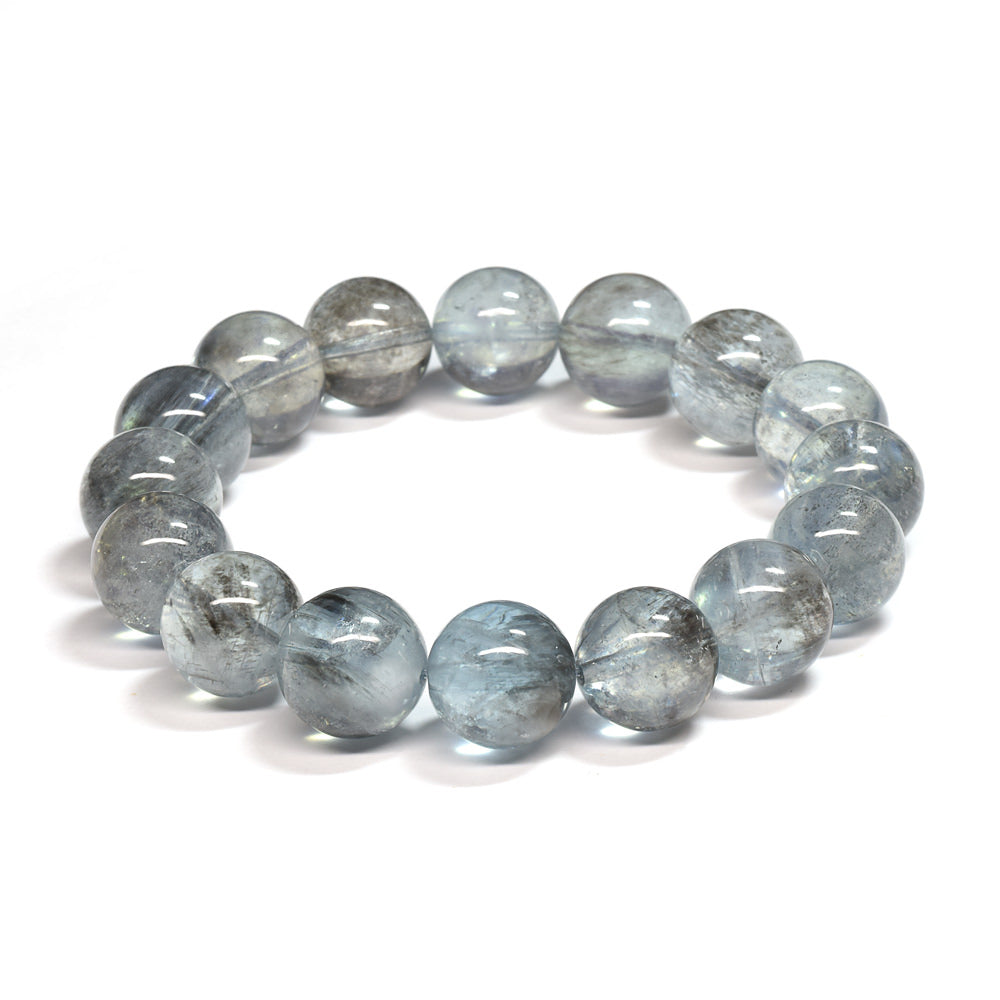 モスアクアマリン ブレスレット 12-12.5mm #SE258 - premium stone gallery