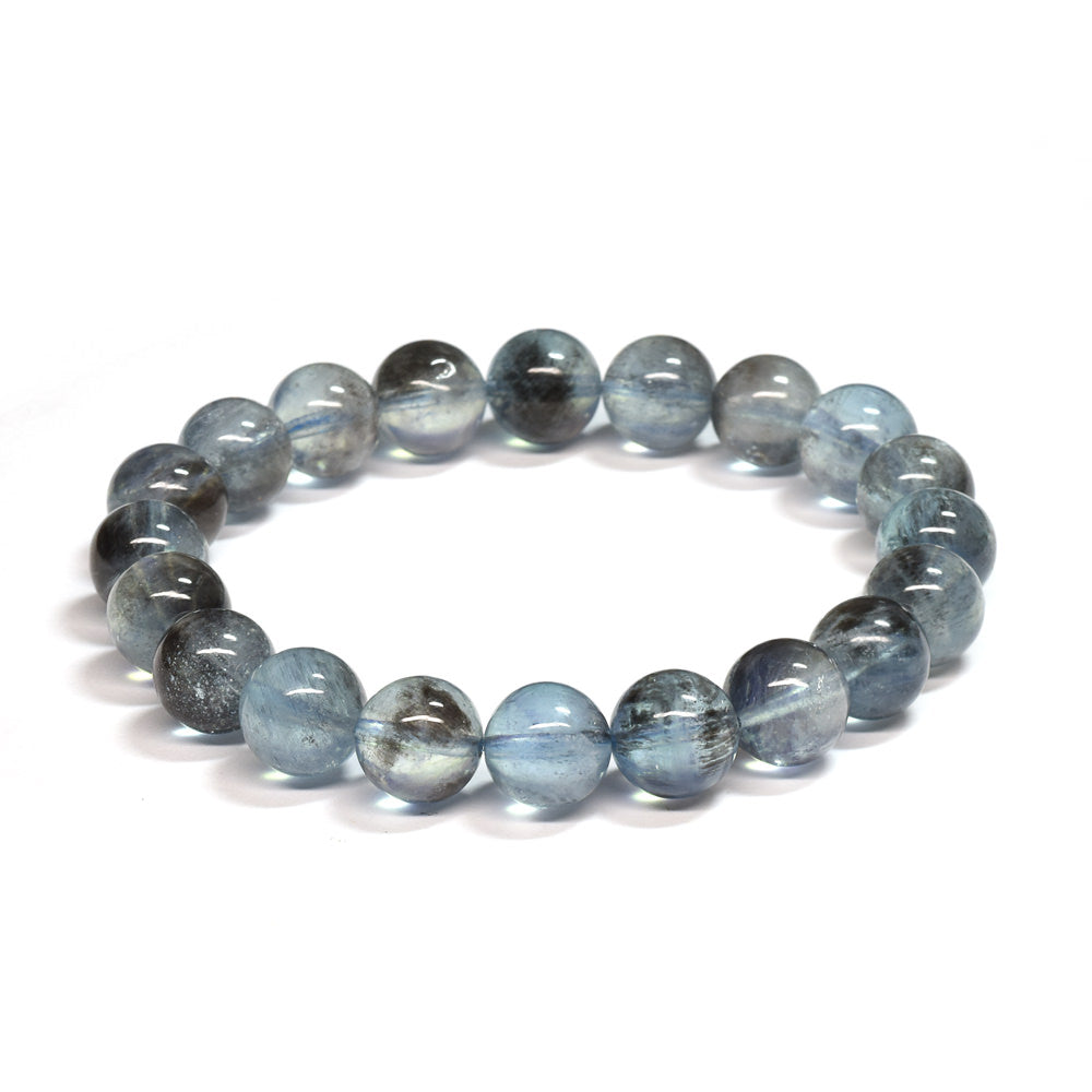 モスアクアマリン ブレスレット 9.5-10mm #SE259 - premium stone gallery