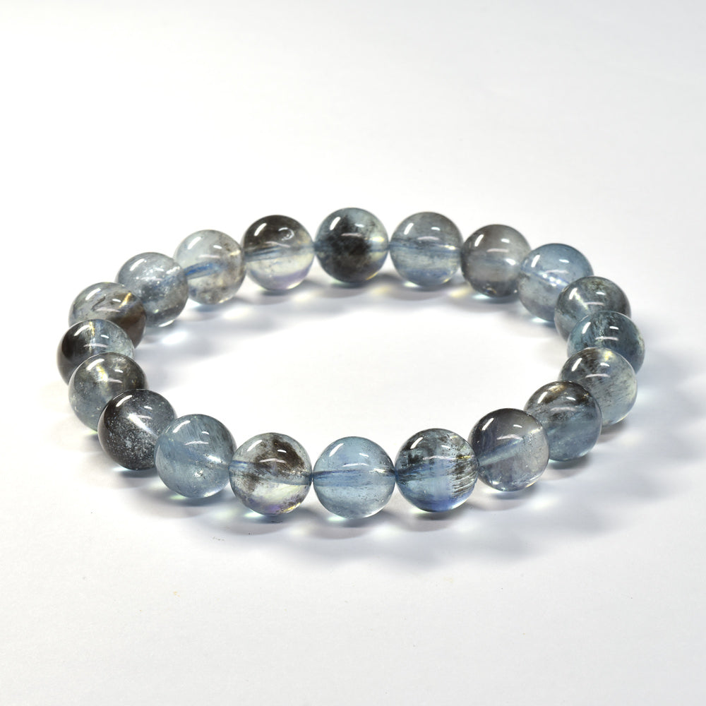 モスアクアマリン ブレスレット 9.5-10mm #SE259 - premium stone gallery