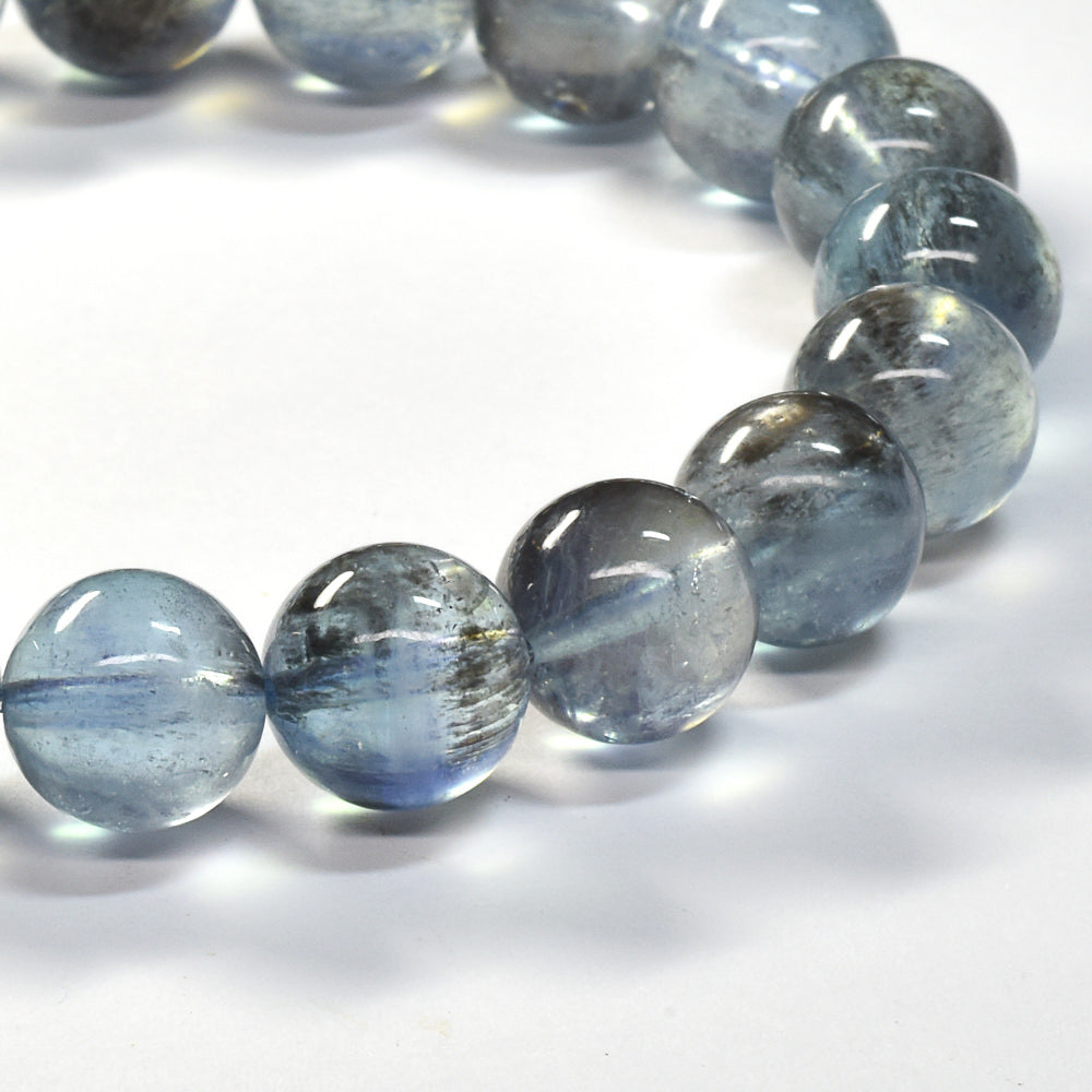モスアクアマリン ブレスレット 9.5-10mm #SE259 - premium stone gallery
