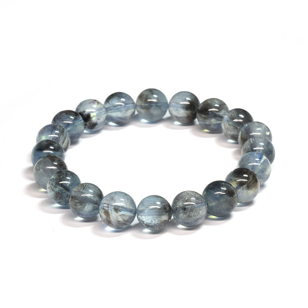 モスアクアマリン ブレスレット 9.5-10mm #SE259 - premium stone gallery