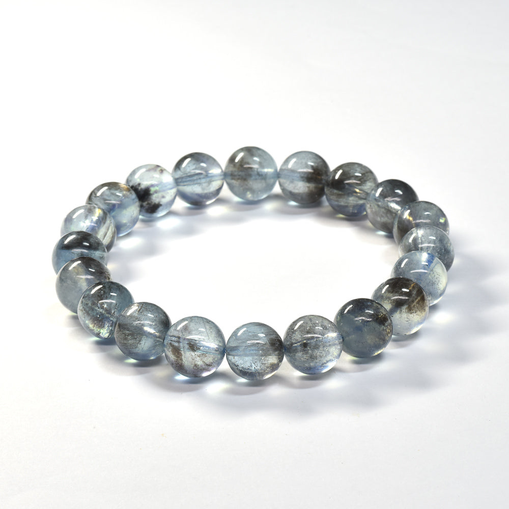 モスアクアマリン ブレスレット 9.5-10mm #SE259 - premium stone gallery