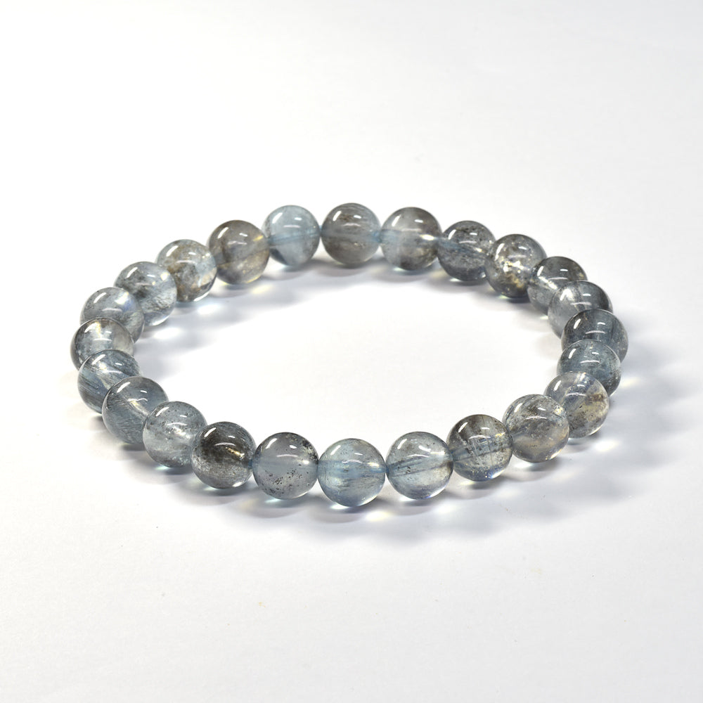 モスアクアマリン ブレスレット 7.5-8mm #SE260 - premium stone gallery
