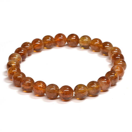 シトリン ブレスレット 8mm #SE267 - premium stone gallery