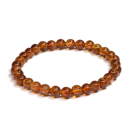 シトリン ブレスレット 6mm #SE269 - premium stone gallery
