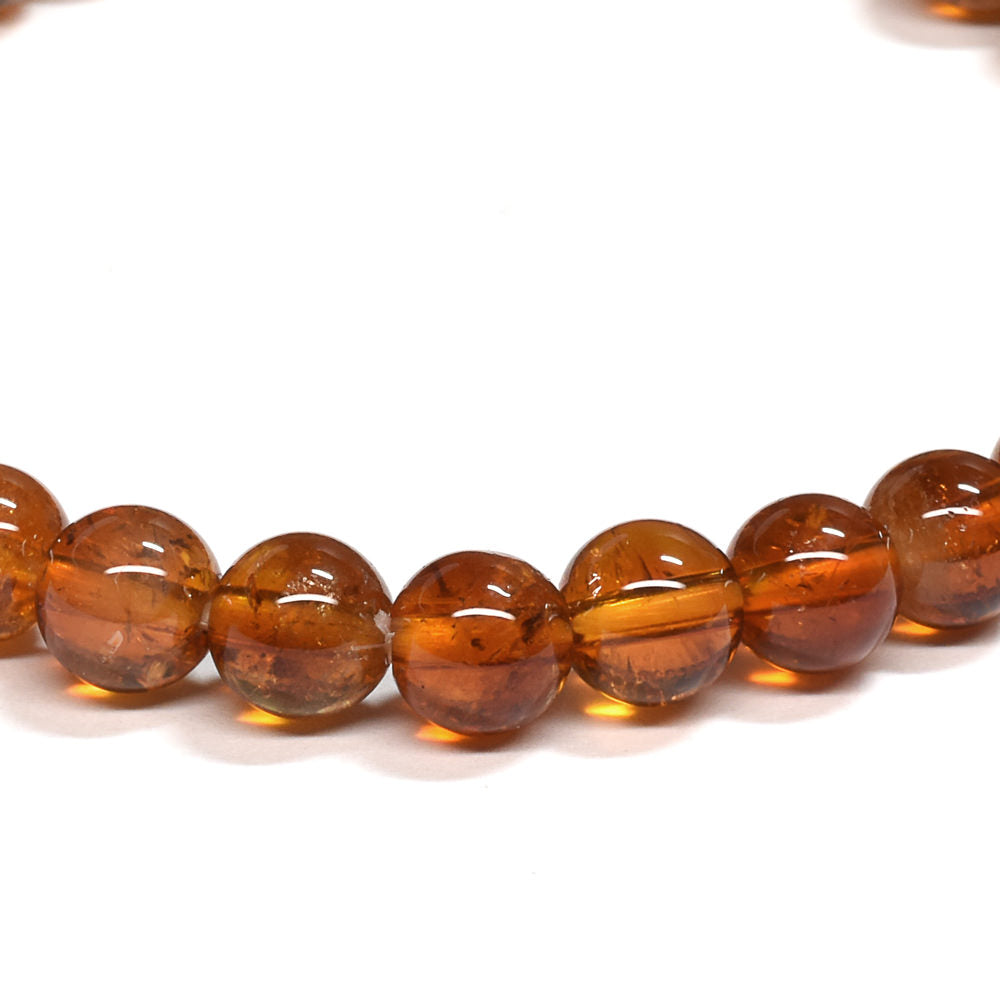 シトリン ブレスレット 6mm #SE269 - premium stone gallery