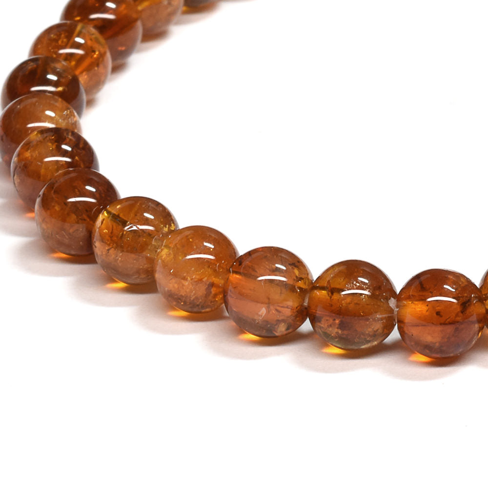 シトリン ブレスレット 6mm #SE269 - premium stone gallery