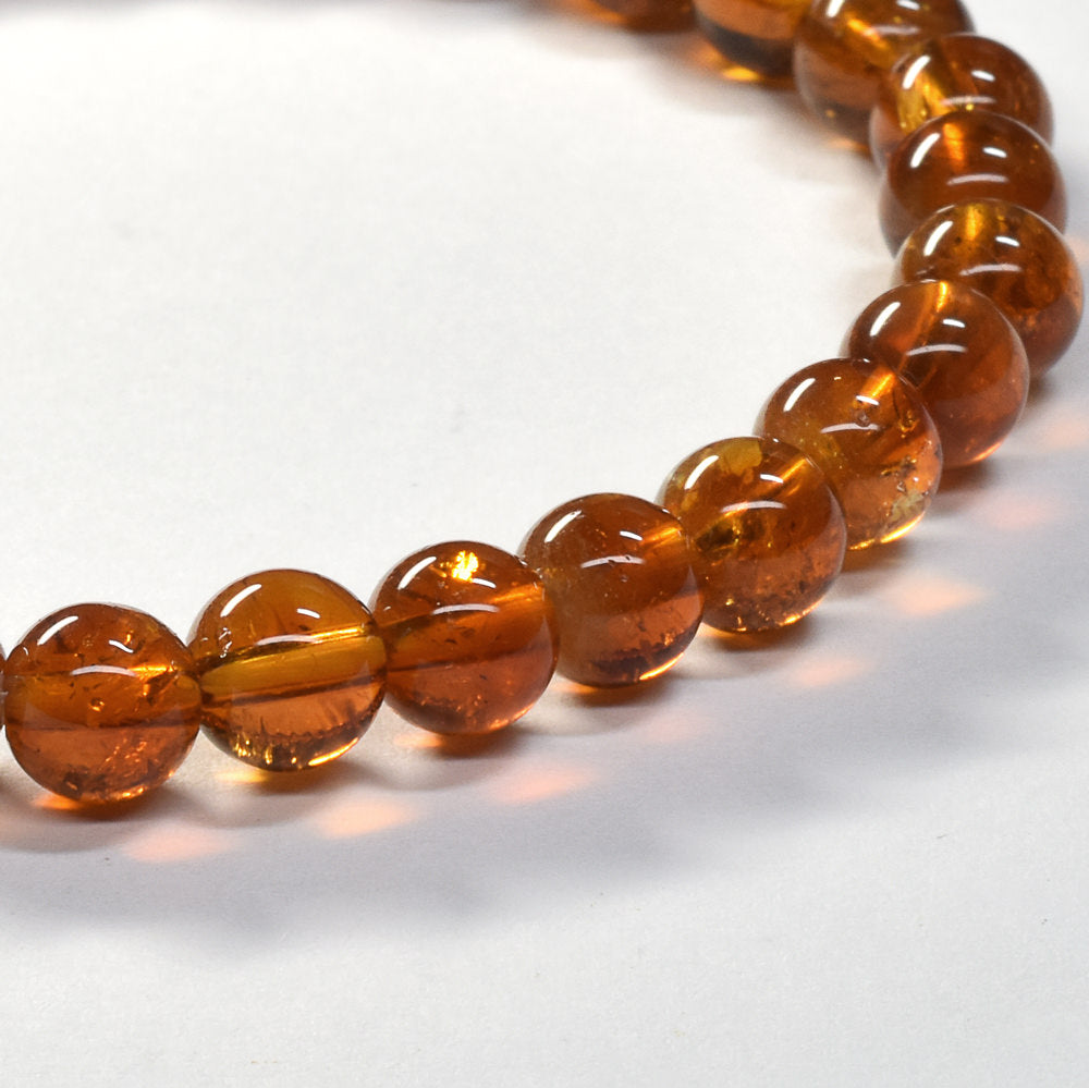 シトリン ブレスレット 6mm #SE269 - premium stone gallery