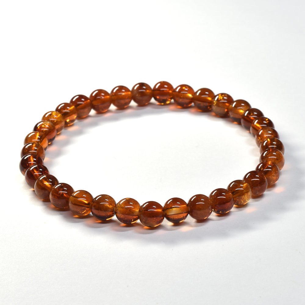 シトリン ブレスレット 6mm #SE270 - premium stone gallery