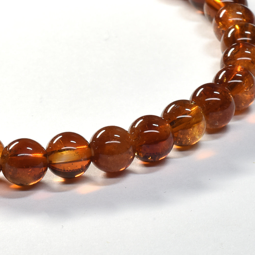 シトリン ブレスレット 6mm #SE270 - premium stone gallery