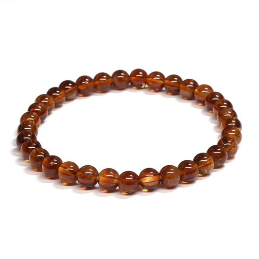 シトリン ブレスレット 6mm #SE270 - premium stone gallery