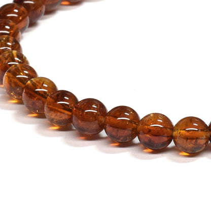 シトリン ブレスレット 6mm #SE271 - premium stone gallery