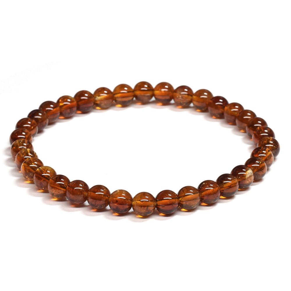 シトリン ブレスレット 6mm #SE271 - premium stone gallery
