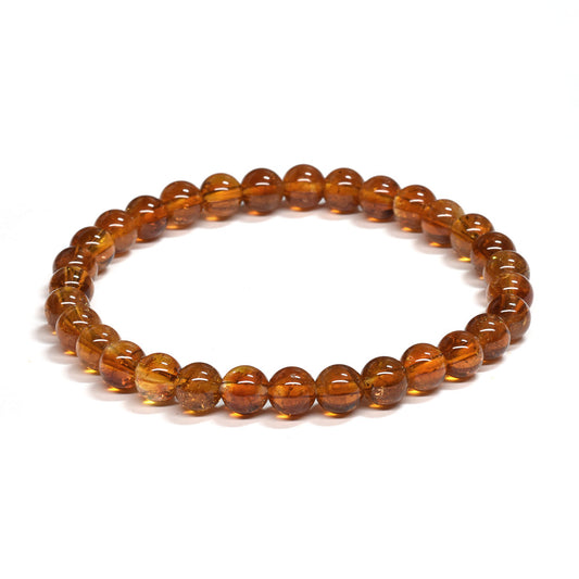 シトリン ブレスレット 6mm #SE272 - premium stone gallery
