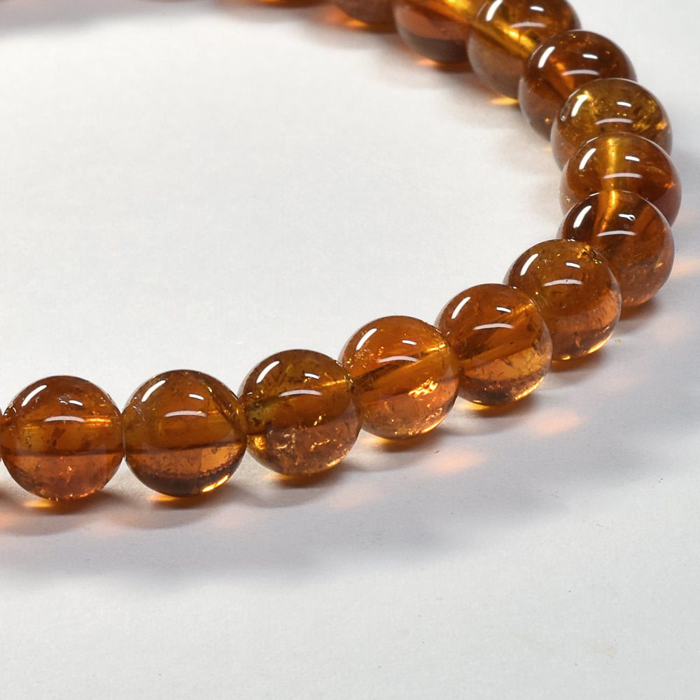 シトリン ブレスレット 6mm #SE272 - premium stone gallery
