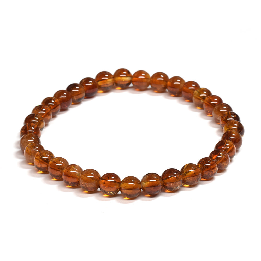 シトリン ブレスレット 6mm #SE273 - premium stone gallery