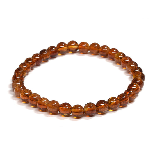 シトリン ブレスレット 6mm #SE273 - premium stone gallery
