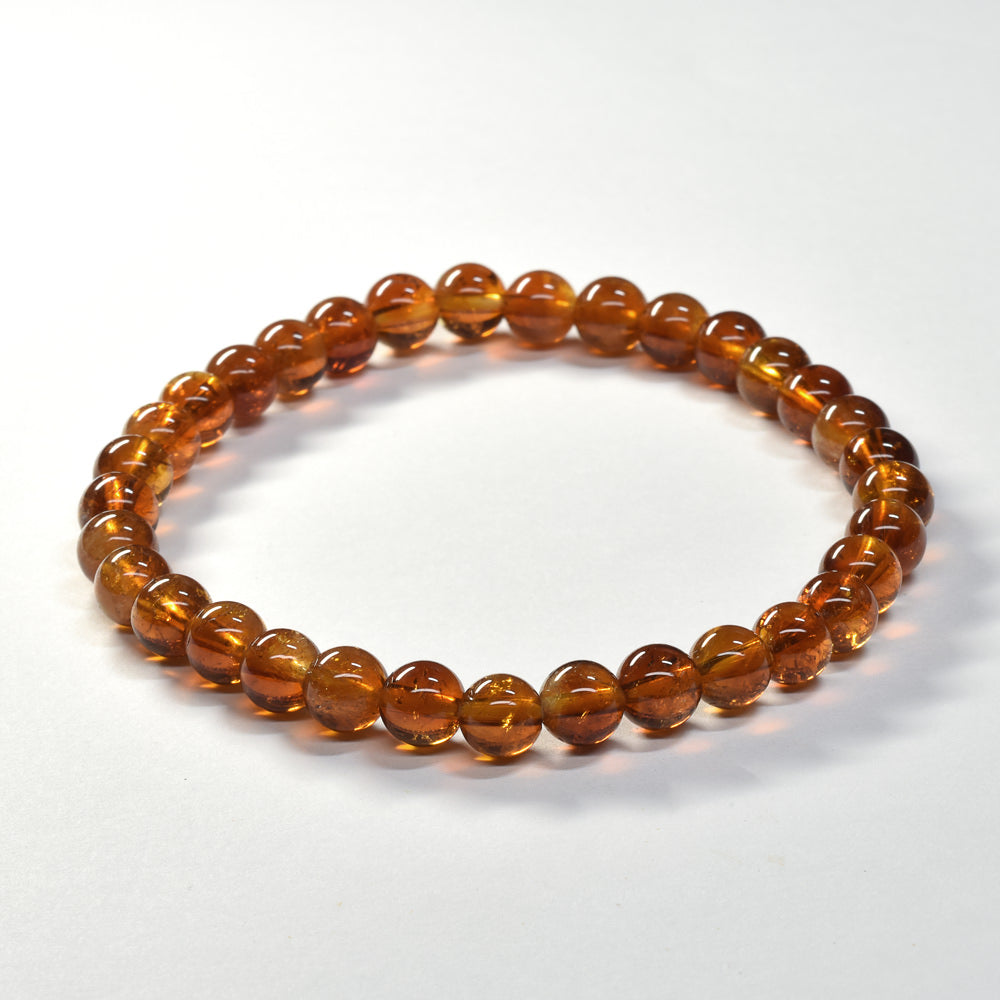 シトリン ブレスレット 6mm #SE273 - premium stone gallery