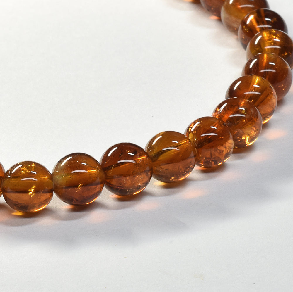 シトリン ブレスレット 6mm #SE273 - premium stone gallery