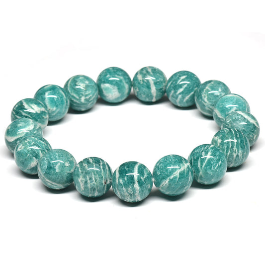 アマゾナイト【山梨一級研磨士作】 ブレスレット 12mm #SE293