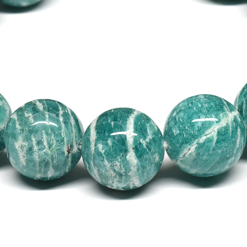 アマゾナイト【山梨一級研磨士作】 ブレスレット 12mm #SE293