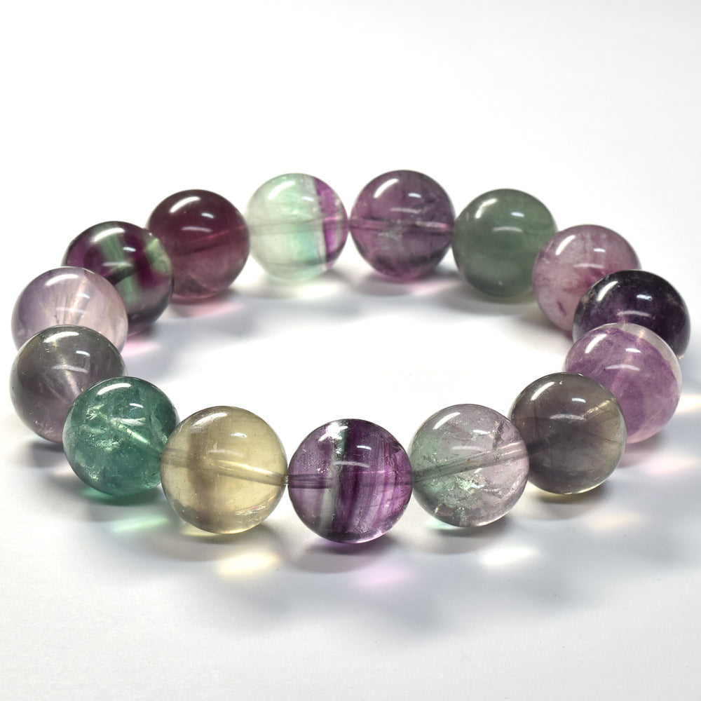 フローライト ブレスレット 14mm #SF024