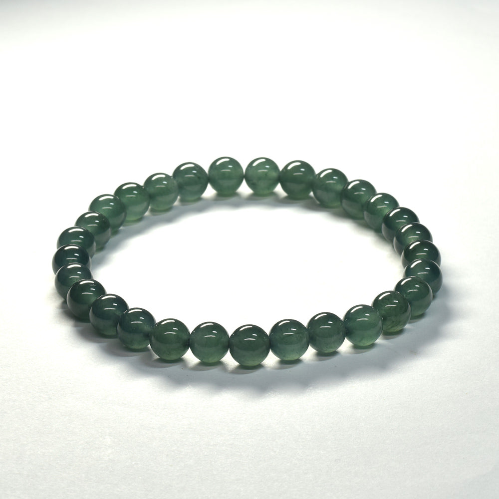 [鑑別付]グァテマラ翡翠 ブレスレット 6mm #SF039