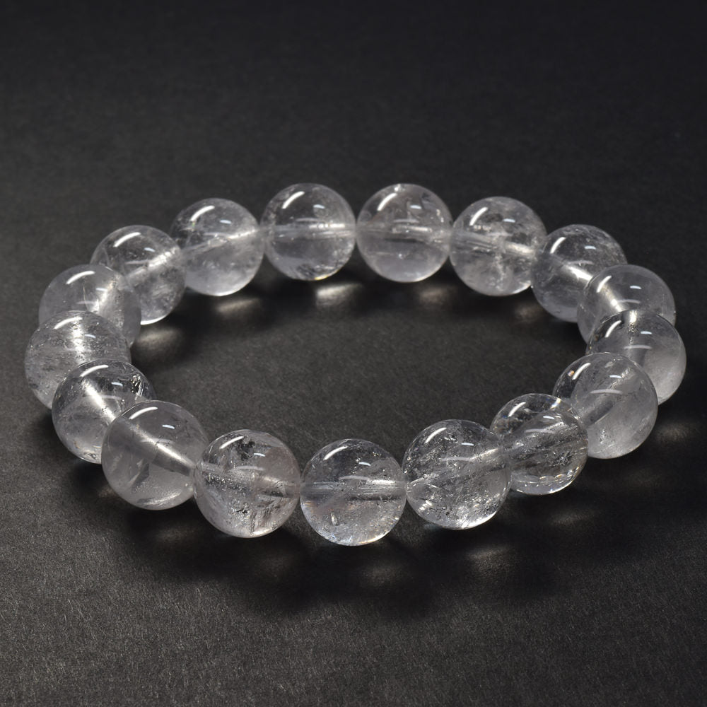 ガネーシュヒマール水晶 ブレスレット 11-12mm #SF076 - premium stone gallery