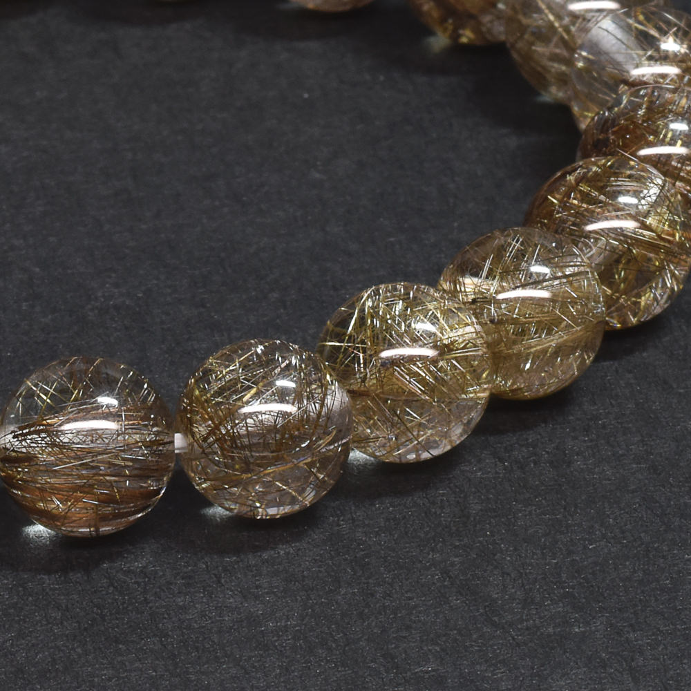 シルバールチルクォーツ ブレスレット 9-9.5mm #SF119