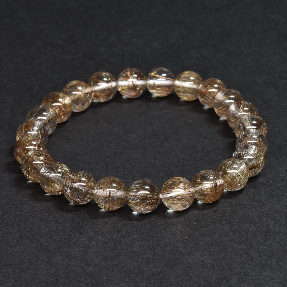 シルバールチルクォーツ ブレスレット 8.5mm #SF120
