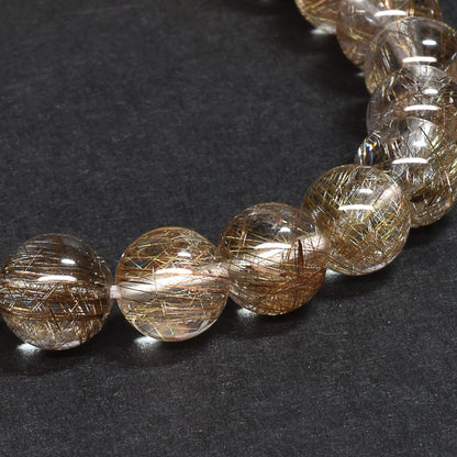 シルバールチルクォーツ ブレスレット 8.5mm #SF120