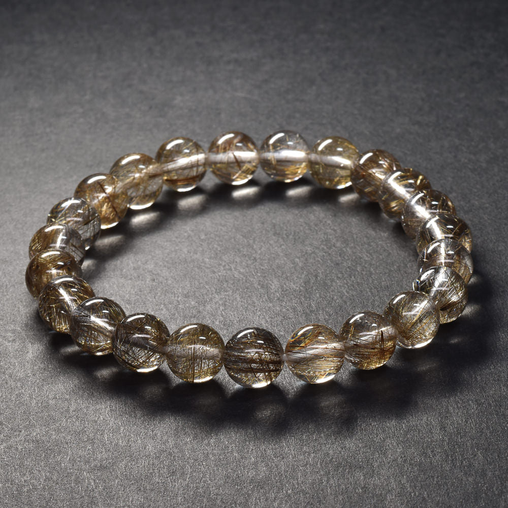 シルバールチルクォーツ ブレスレット 8.5mm #SF120