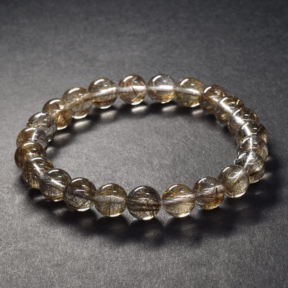 シルバールチルクォーツ ブレスレット 8.5mm #SF120