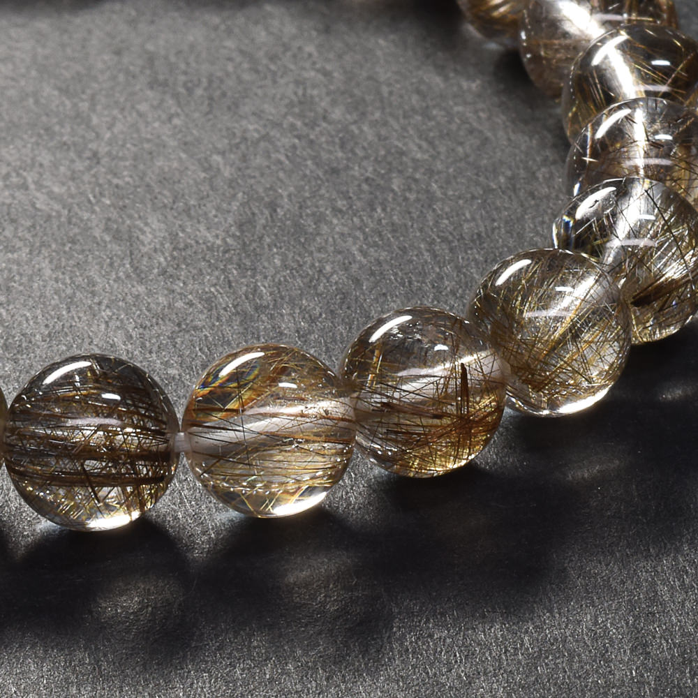 シルバールチルクォーツ ブレスレット 8.5mm #SF120