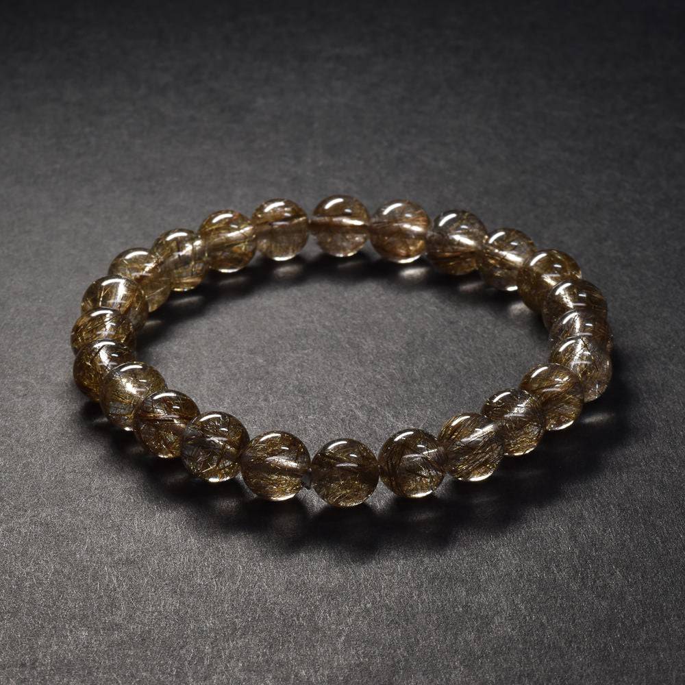 シルバールチルクォーツ ブレスレット 7.5mm #SF121