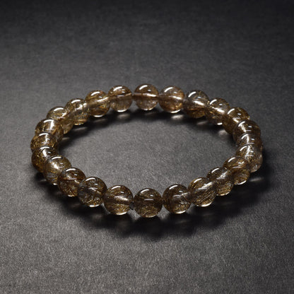 シルバールチルクォーツ ブレスレット 7.5mm #SF121