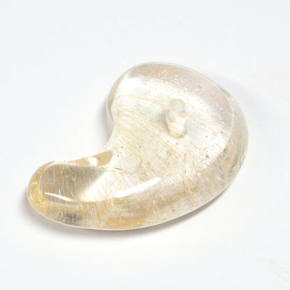 インド・マニハール産ヒマラヤ水晶  勾玉 31.9×23×10mm #SF157