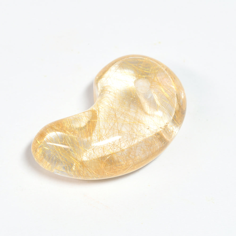 インド・マニハール産ヒマラヤ水晶  勾玉 25.6×16.5×10.3mm #SF158