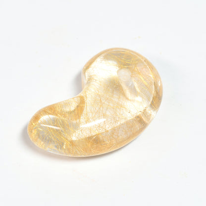 インド・マニハール産ヒマラヤ水晶  勾玉 25.6×16.5×10.3mm #SF158