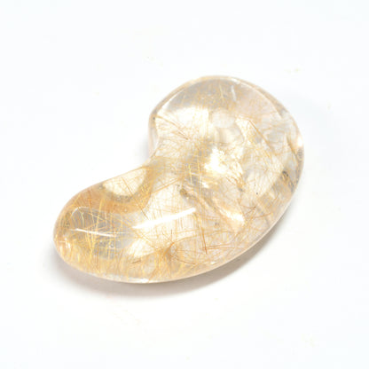 インド・マニハール産ヒマラヤ水晶  勾玉 25.6×15.7×10mm #SF161