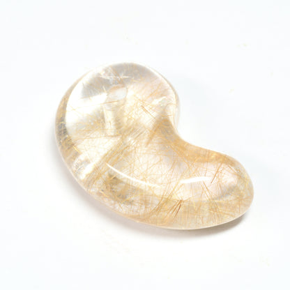 インド・マニハール産ヒマラヤ水晶  勾玉 25.6×15.7×10mm #SF161