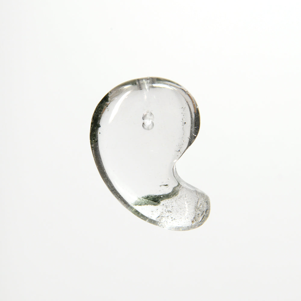 インド・マニハール産ヒマラヤ水晶  勾玉 33.2×23.8×10.7mm #SF162