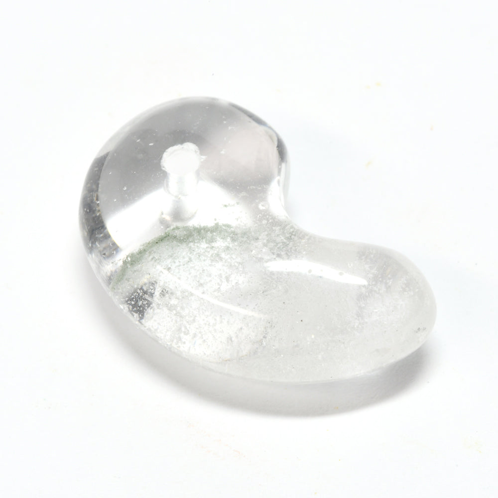 インド・マニハール産ヒマラヤ水晶  勾玉 24×15.8×10mm #SF163