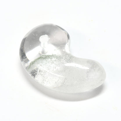 インド・マニハール産ヒマラヤ水晶  勾玉 24×15.8×10mm #SF163
