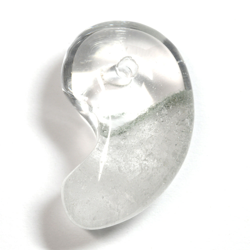 インド・マニハール産ヒマラヤ水晶  勾玉 24×15.8×10mm #SF163