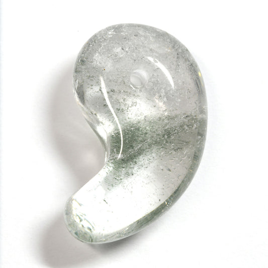 インド・マニハール産ヒマラヤ水晶  勾玉 23.8×15.3×9.8mm #SF164
