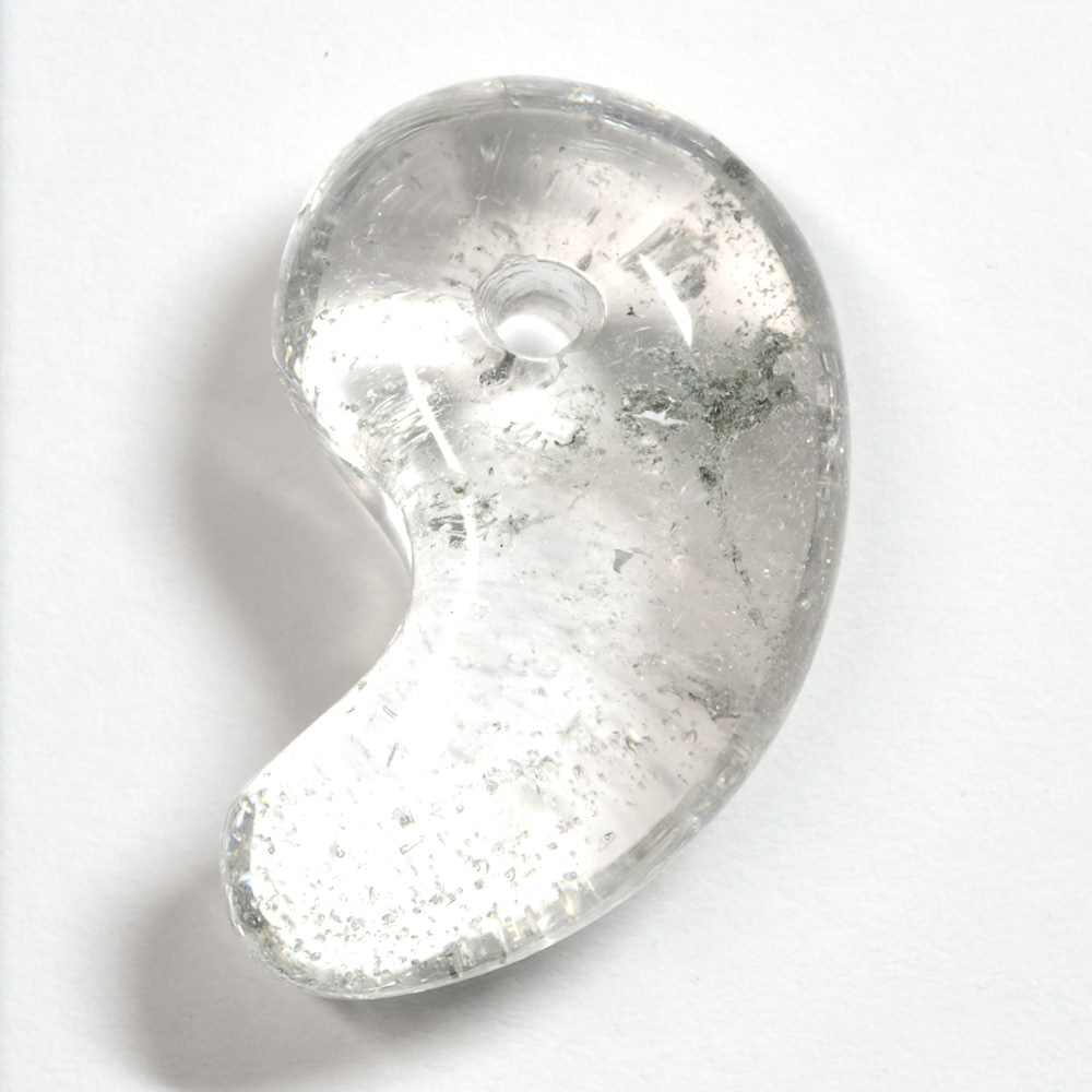 インド・マニハール産ヒマラヤ水晶  勾玉 23.9×15.5×9.8mm #SF165