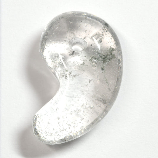 インド・マニハール産ヒマラヤ水晶  勾玉 23.9×15.5×9.8mm #SF165